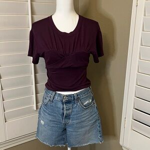 Chaser Dark Purple Short Sleeve Tee